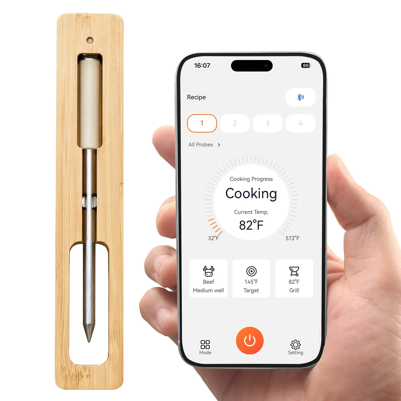 Bluetooth meat thermometer guide