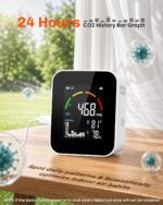 YEM-42-P Environmental CO2 Monitor with Historical Data Display Function - Image 4