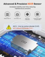 YEM-42-P Environmental CO2 Monitor with Historical Data Display Function - Image 8
