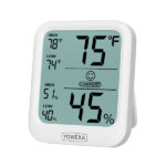 CC2030 Digital Indoor Temperature Humidity Monitor with Comfort Indicator Magnet & Stand Mount
