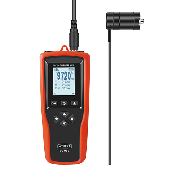 ec-910-1 EC-910 Large Range Coating Thickness Gauge Separable Probe Non-Destructive Paint Film Thickness Meter for Metal Anti-Corrosion Coating Test - Image 1