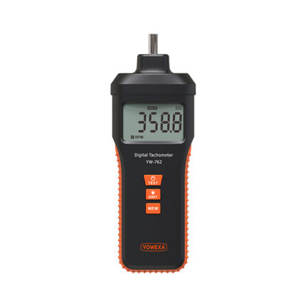 YW-762 Intelligent Digital Tachometer Photoelectric Contact RPM Meter with Data Memory Function