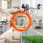 CC2030 Digital Indoor Temperature Humidity Monitor with Comfort Indicator Magnet & Stand Mount - Image 5