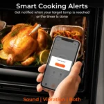 YPL-15 Smart Bluetooth Wireless Meat Thermometer IP68 Waterproof Food Probe for BBQ Oven Grilling - Image 7